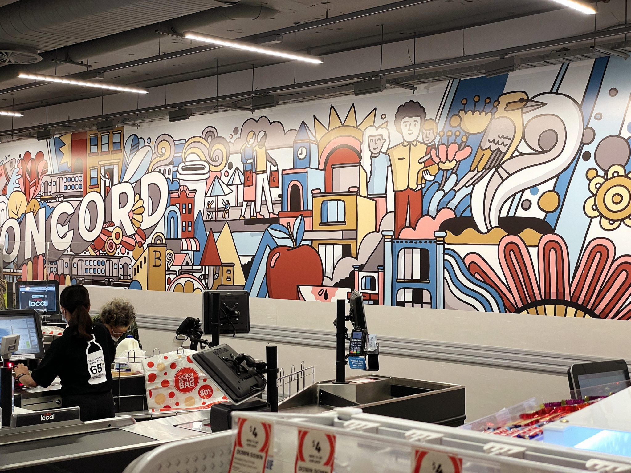 Coles Supermarket Murals – James Gulliver Hancock