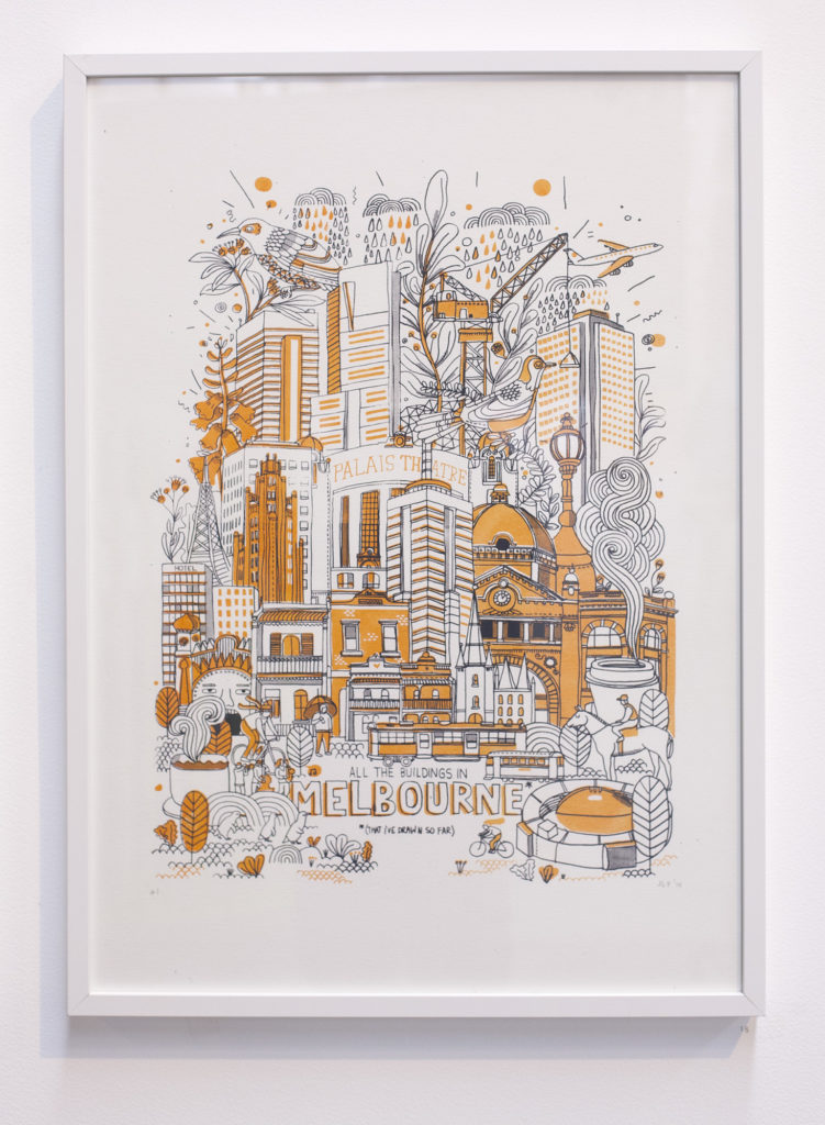 All the Buildings In Melbourne and Sydney Prints