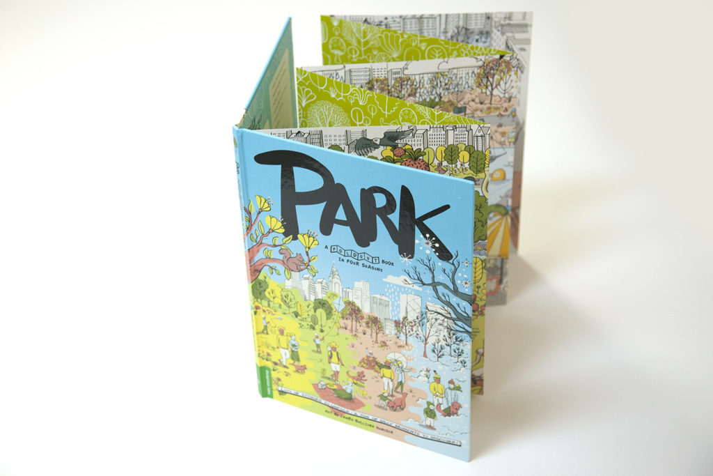 PARK fold-out book