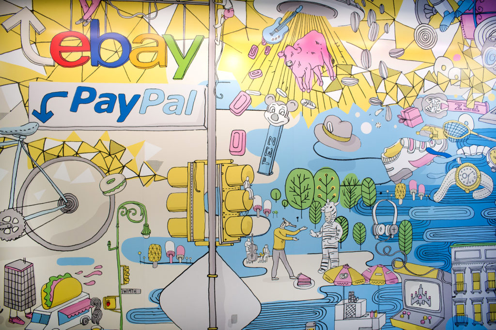Ebay/Paypal mural