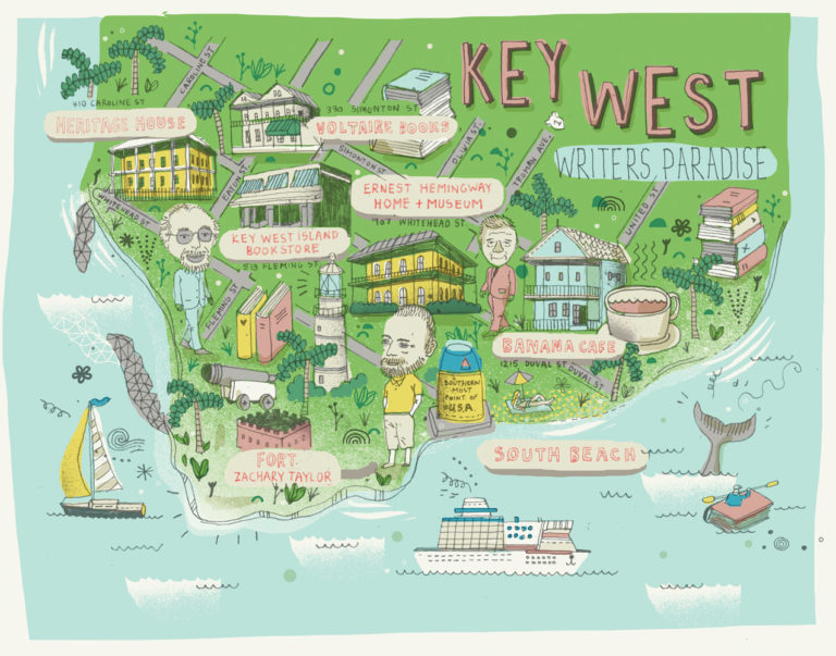 Key West Map – James Gulliver Hancock